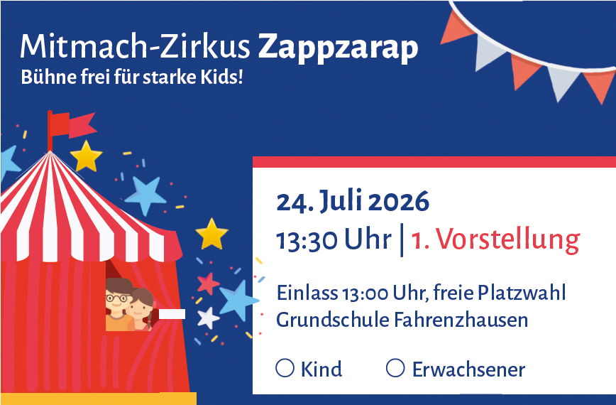 Mitmach-Zirkus Zappzarap